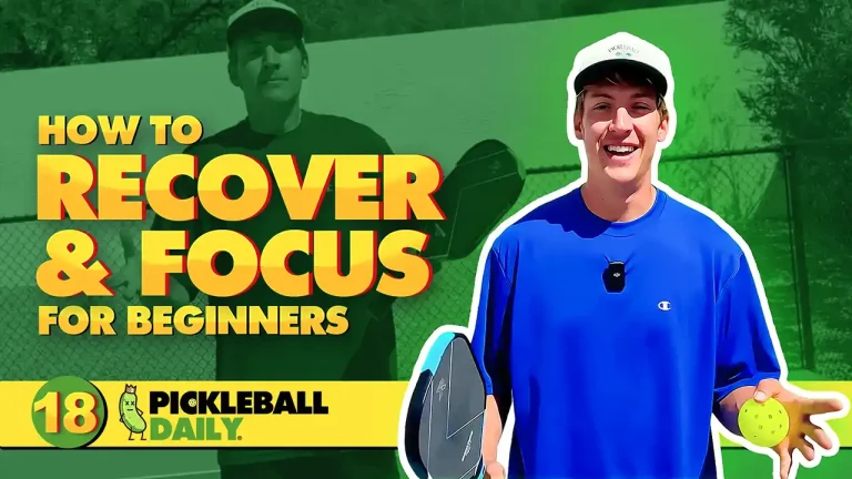 Pickleball player watching opponent’s paddle to anticipate the next pickleball shot