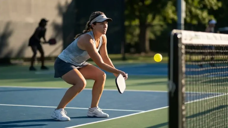 Intense pickleball practice with a focus on cross-court dinks, highlighting precision and repetition in the “World Tour of One Shot: 10,000 Cross-Court Dinks.”